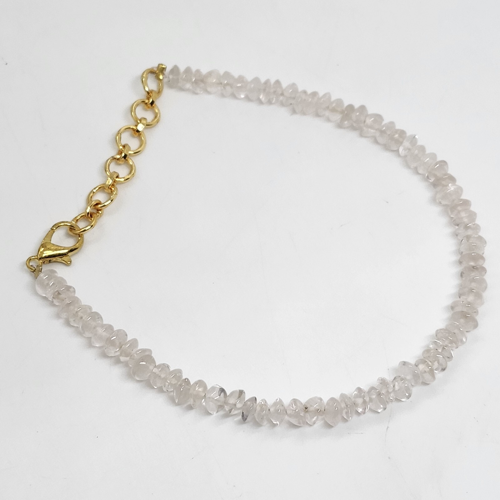 Rose Quartz Bracelet Roundelle Cut