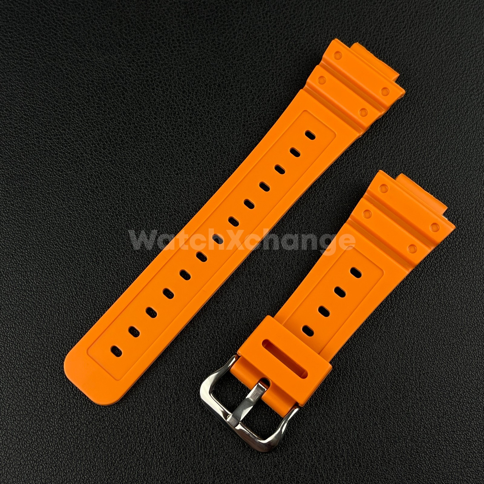 Orange Watch Strap For G-SHOCK Replacement Rubber Band CASIO GA2100 GA2110 16mm