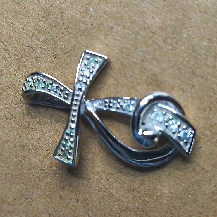Silver Pendant only..stamped on black TH 925. smaller markings DB..