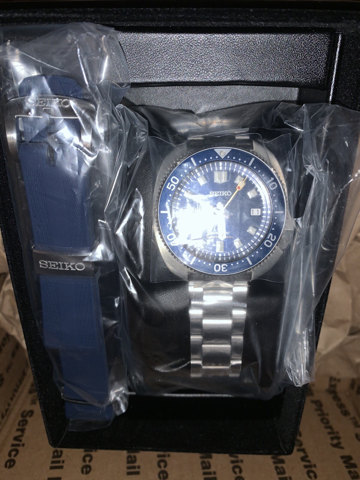 SEIKO SPB183 BLUE WILLARD PROSPEX WATCH 55TH ANNIVERSARY NIB B. NEW USA WARRANTY