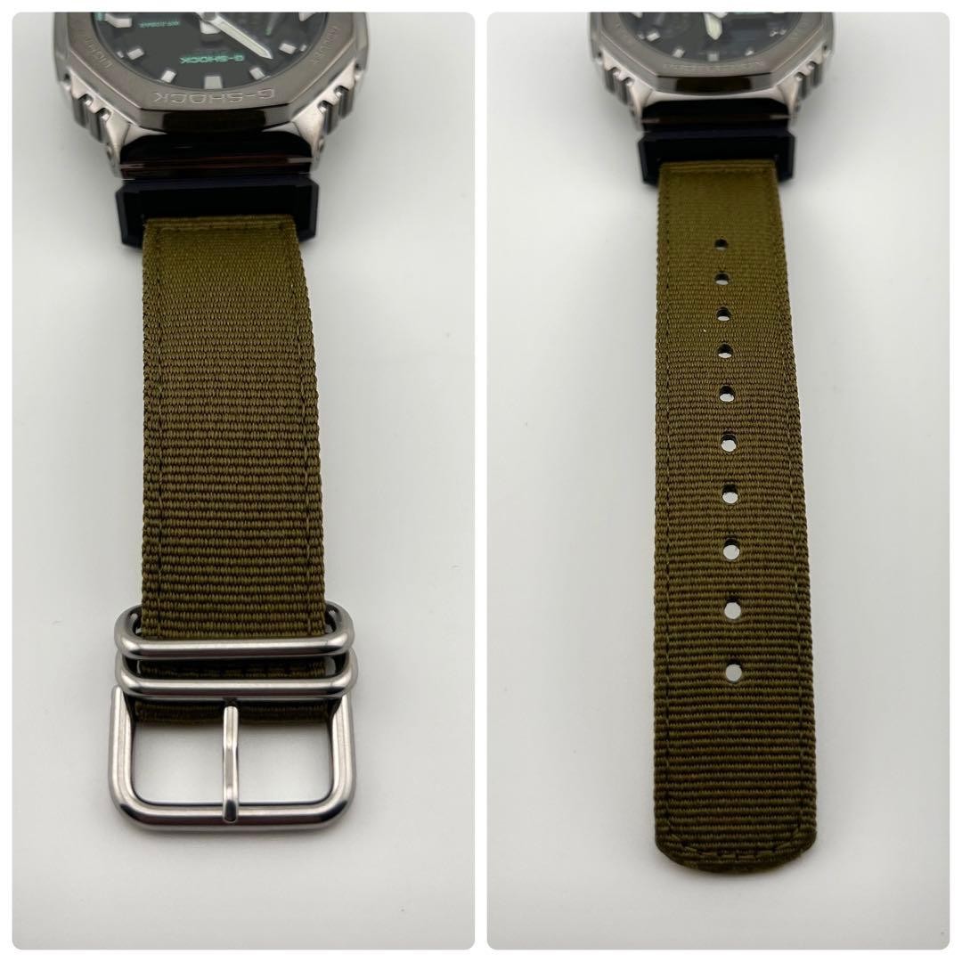 CASIO G-SHOCK GM-2100CB-3AJF Khaki Nylon Men’s Watch