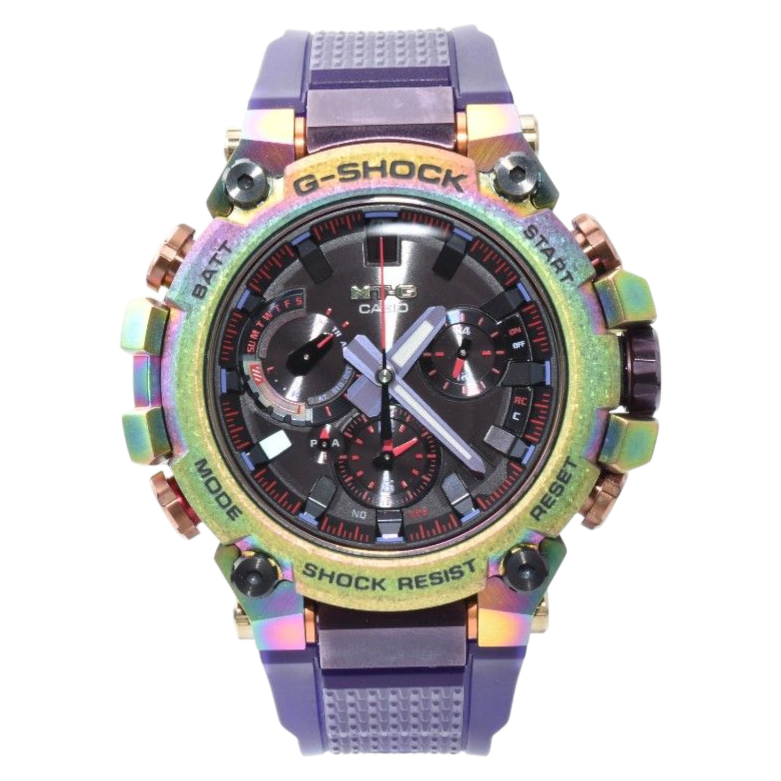CASIO G-SHOCK MT-G Aurora Oval Rainbow IP Watch MTG-B3000PRB-1AJR
