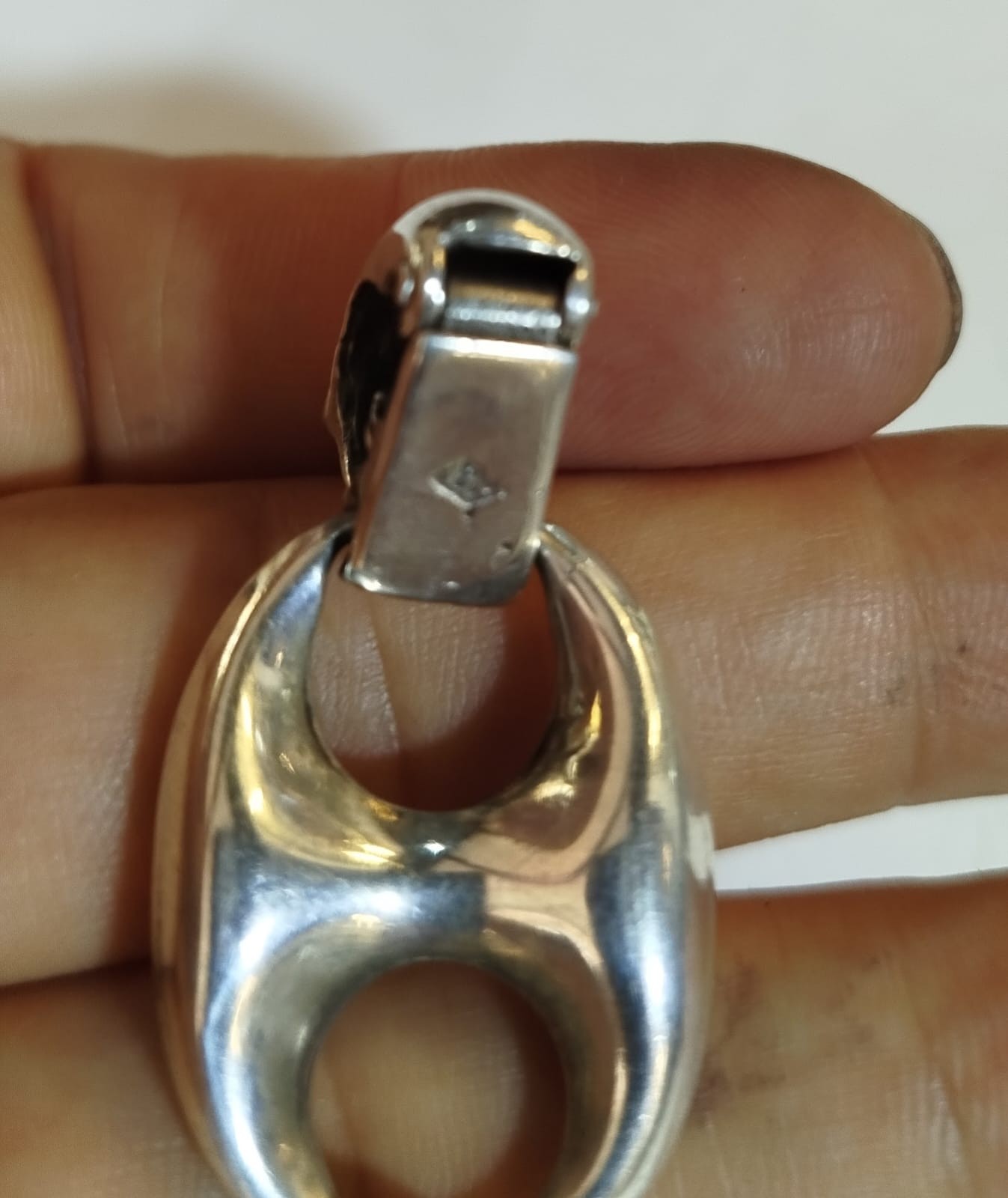 Vintage Gucci-style sterling silver link bracelet (900)