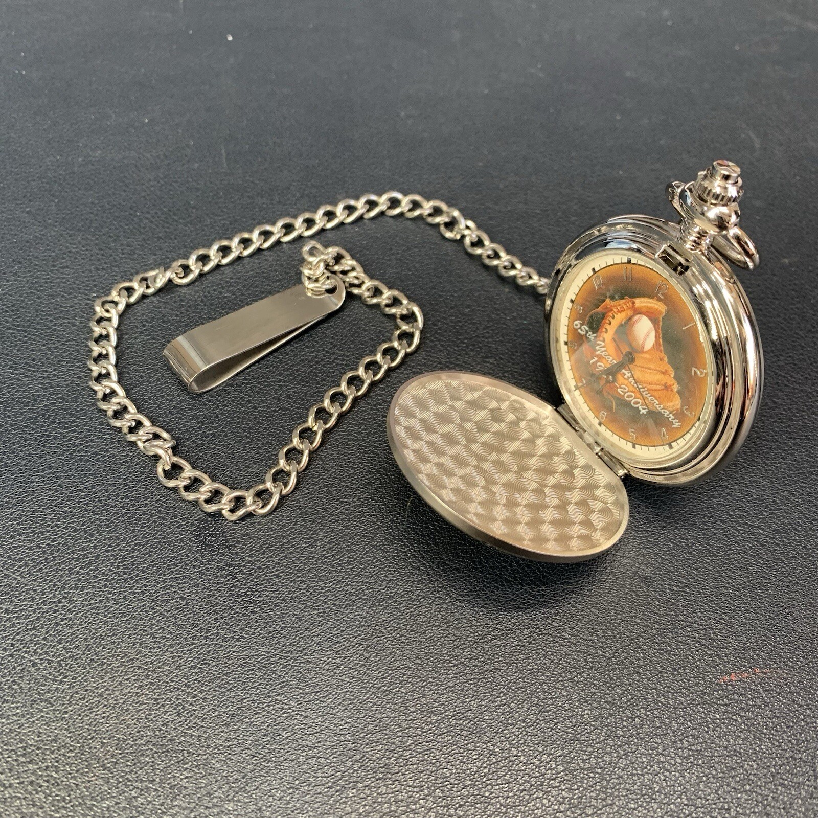 National Baseball Hall of Fame Pocket Watch 65th Anniversary 1939-2004 Battery