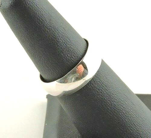 Sterling Silver 6 mm Wide Band Ring – Free Gift Packaging