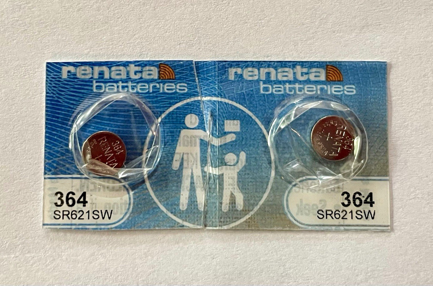 Renata 364 SR621SW Silver Oxide Watch Batteries – 2 Pack – Brand New Sealed
