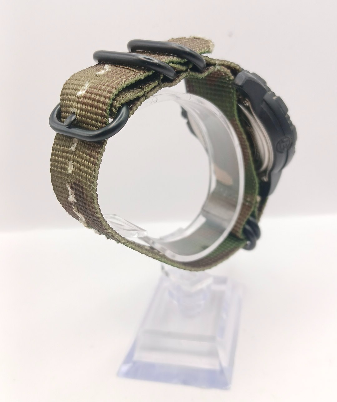 Timex Expedition Tactical Watch – Camouflage Nylon Strap – Black Case – Indiglo