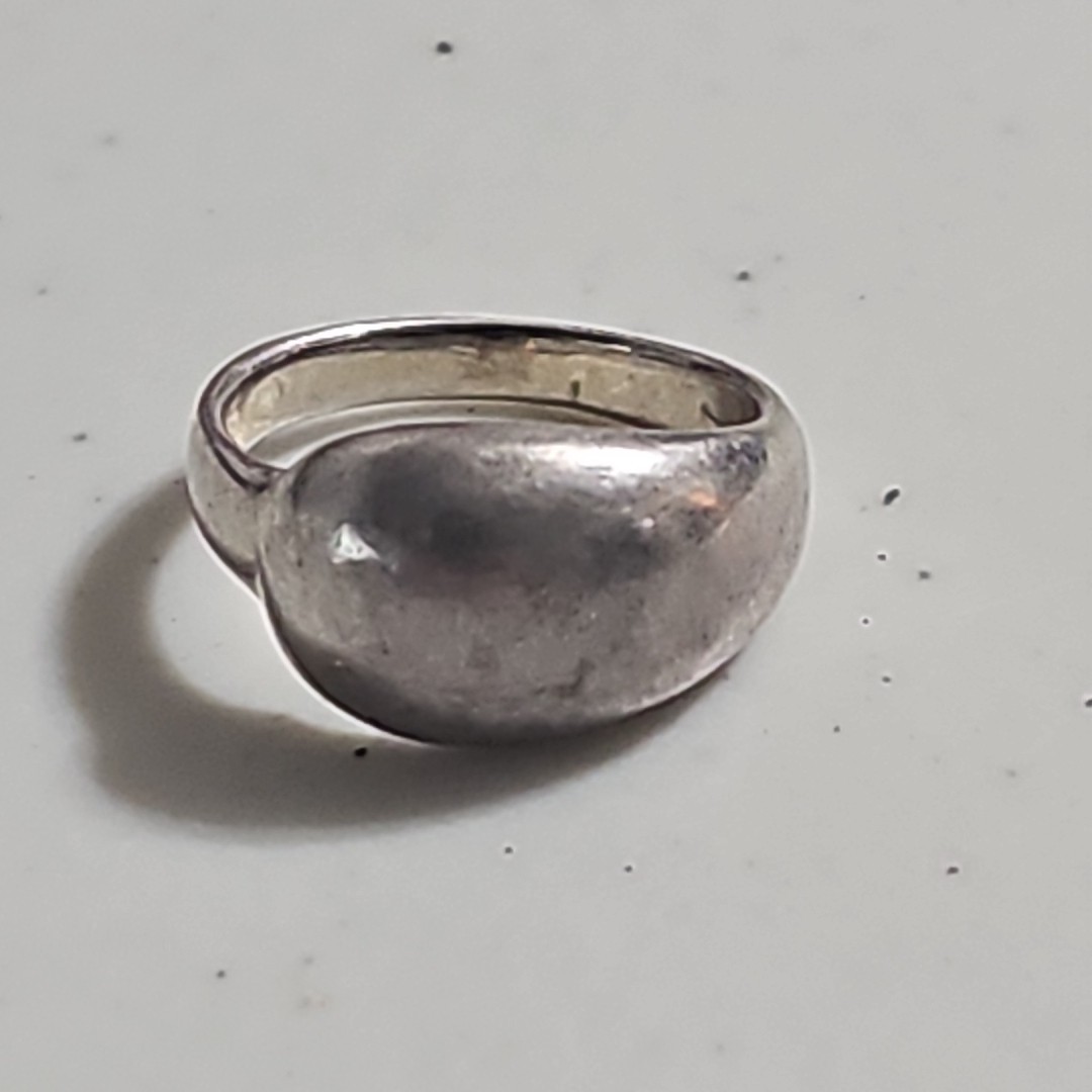 .925 Sterling Silver Ring, Size 8, 5.46g., 3mm