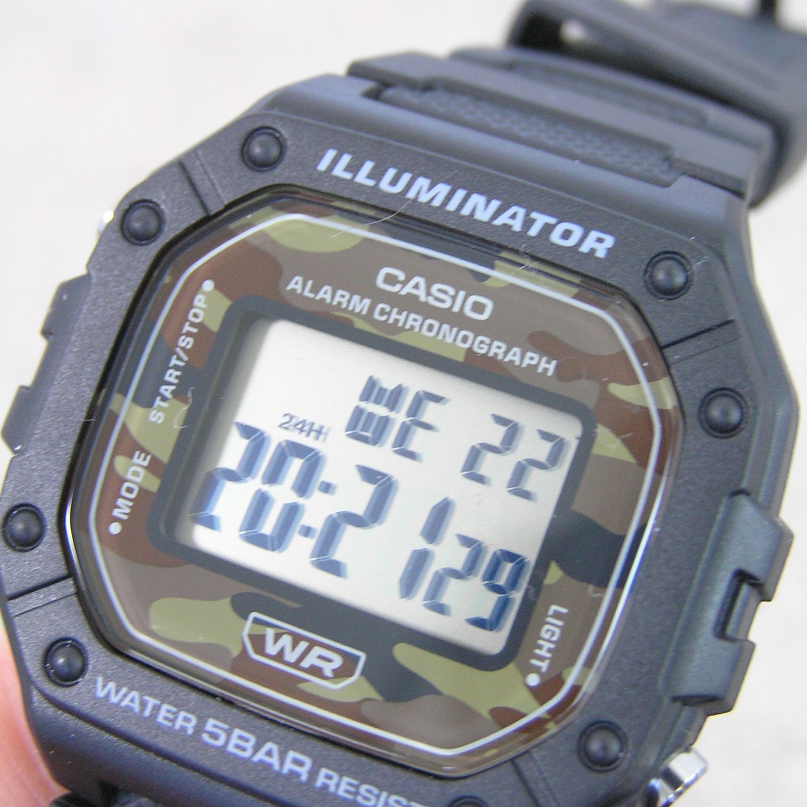 UK STOCK CASIO W-218H-5BJF Japan Exclusive Digital Watch Classic Imported Model
