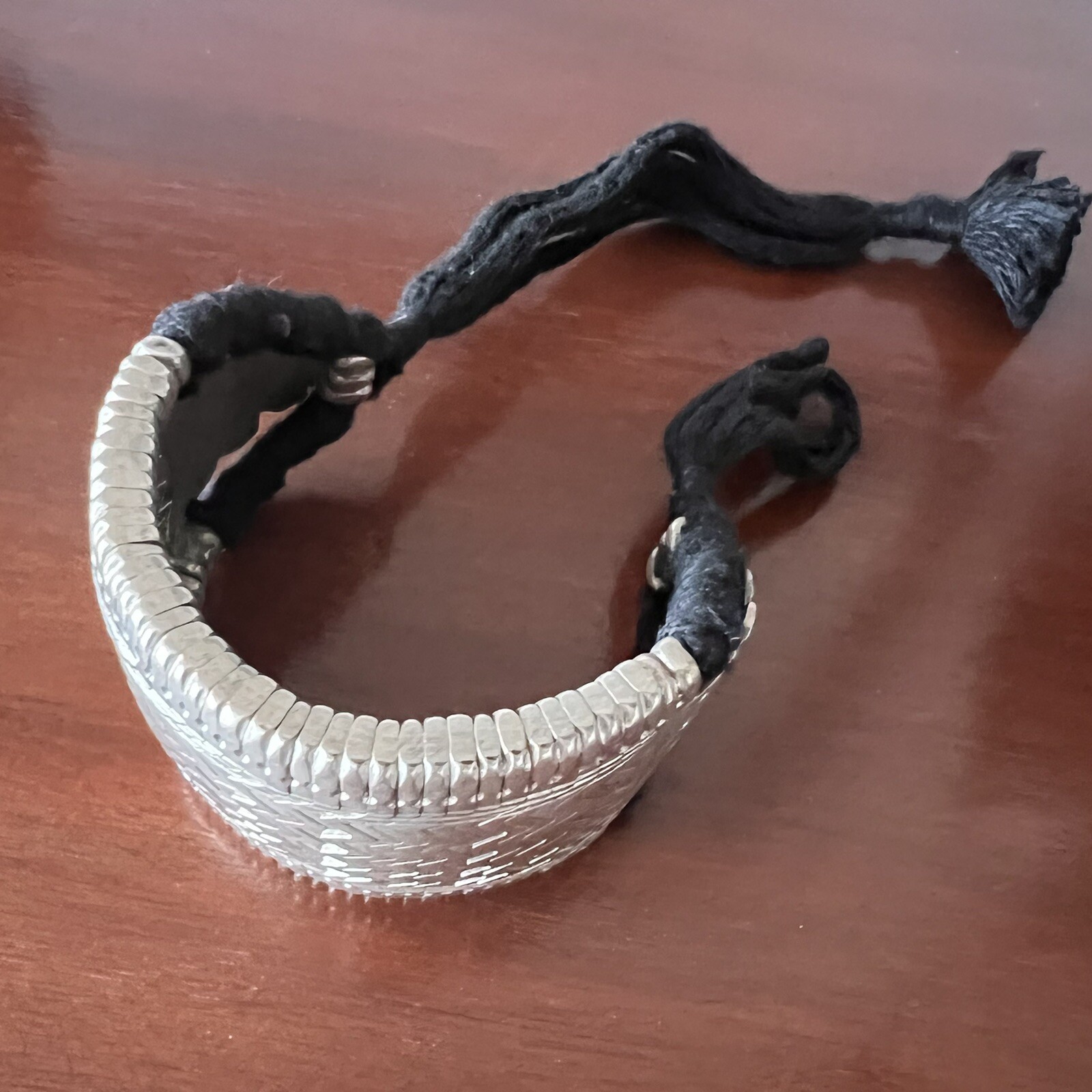 Antique silver bazuband armband bracelet India Boho Festival