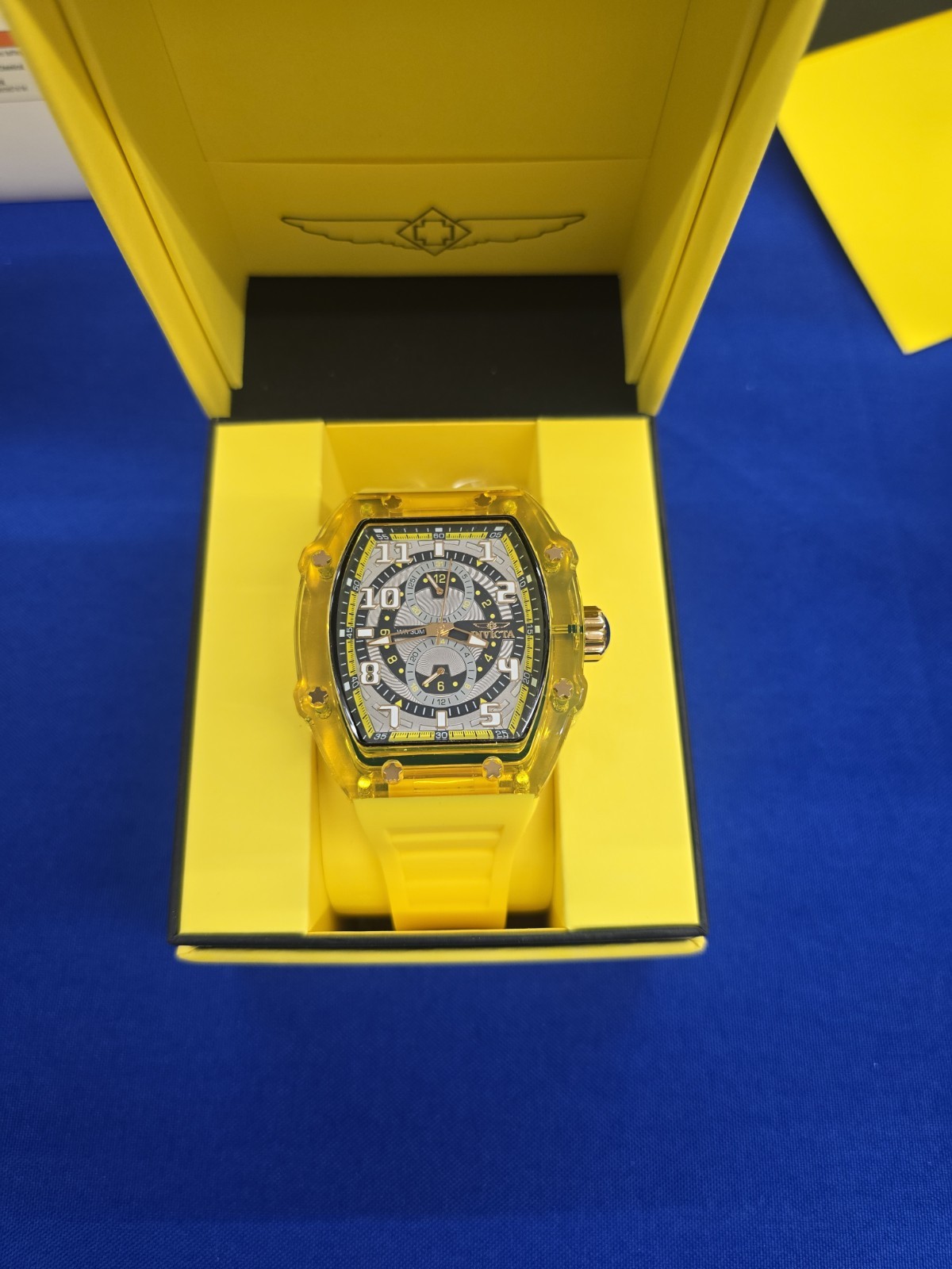 Invicta Men’s Racing Cyclone 48.5mm Quartz Watch 48714