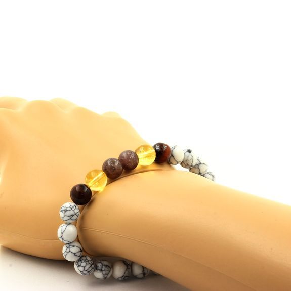 stones And Minerals. Ruby Bead Bracelet From Mogok, Burma, Myanmar + Citrine