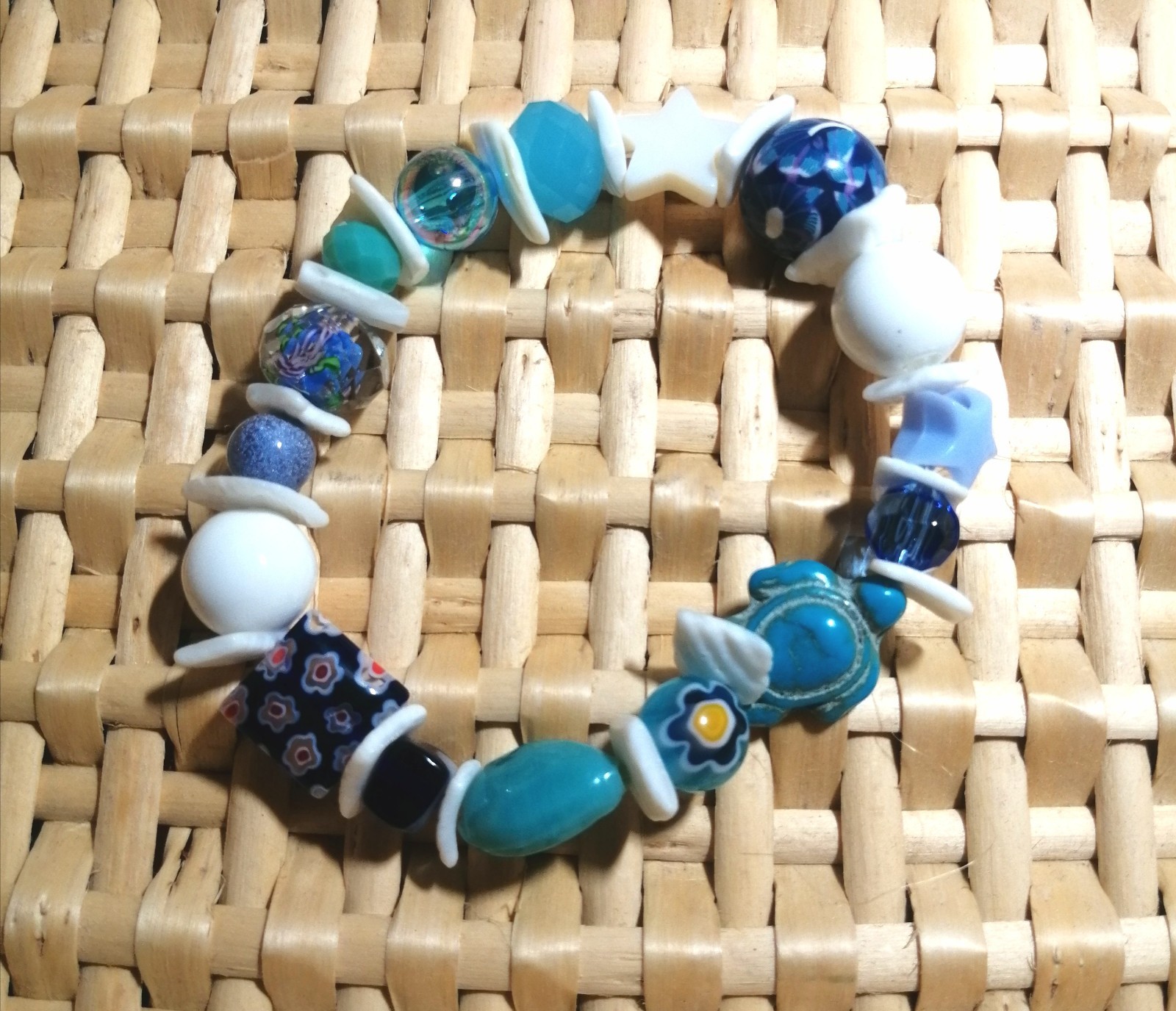 Boho Hippie Mixed Bead One Of A Kind Bracelet Design 14