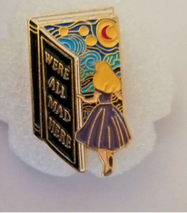 ALICE IN WONDERLAND-PIN-2 OR MORE PINS $5.49 SHIPPING-SPEND $20 SHIPPING IS FREE