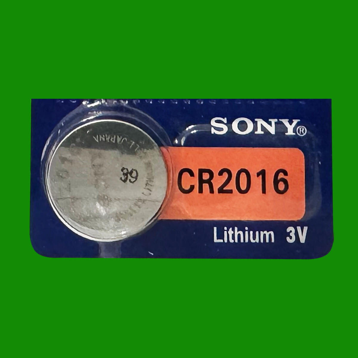 SONY CR2016 LITHIUM 3V BATTERY – 1Pc