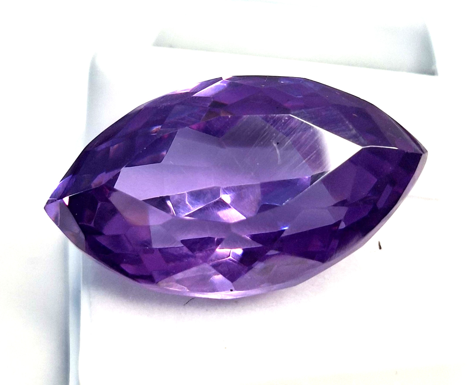 Purple Zircon Marquise Cut 58-60 Ct Natural VVS Loose Certified Gemstone RK856
