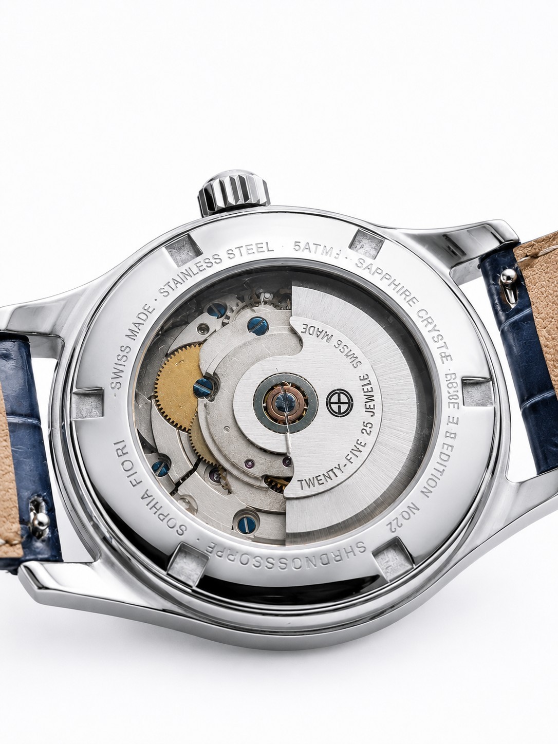 Ernst Benz Sophia Fiori Chronoscope Automatic Limited Edition 22 MOP Alligator