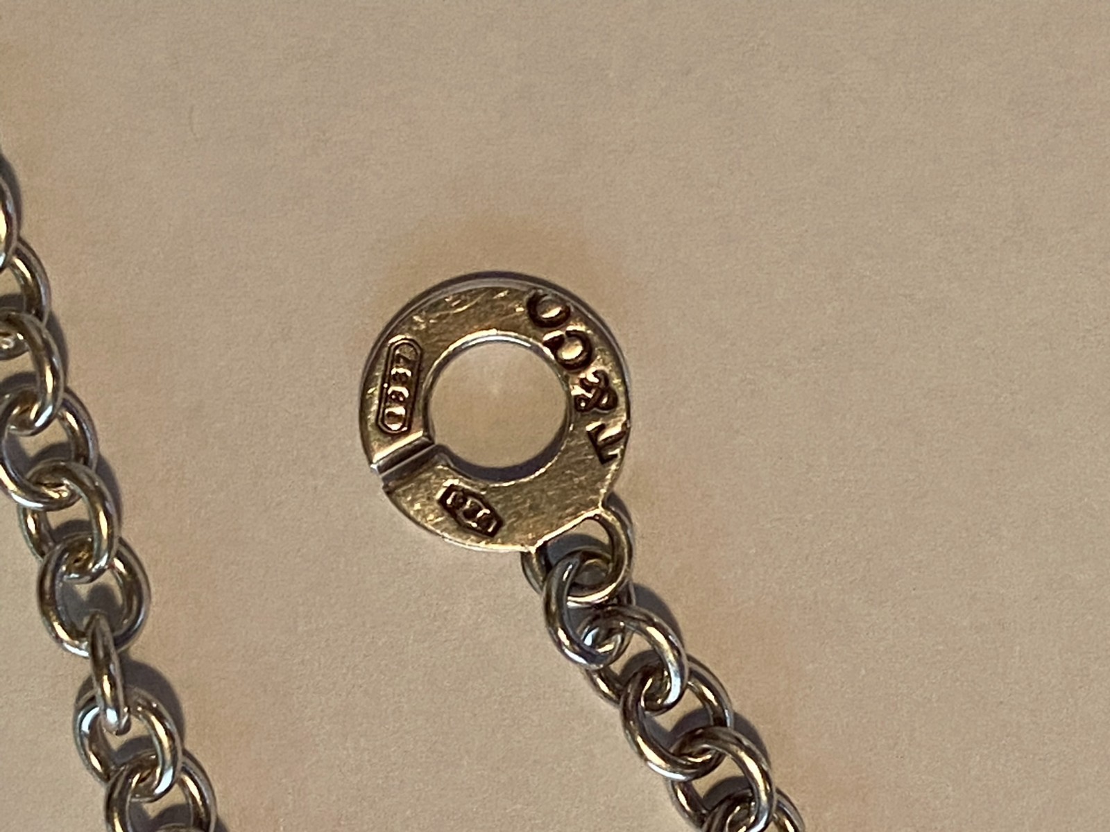 Tiffany & Co. 1837 Double Circle Clasp Necklace and Bracelet