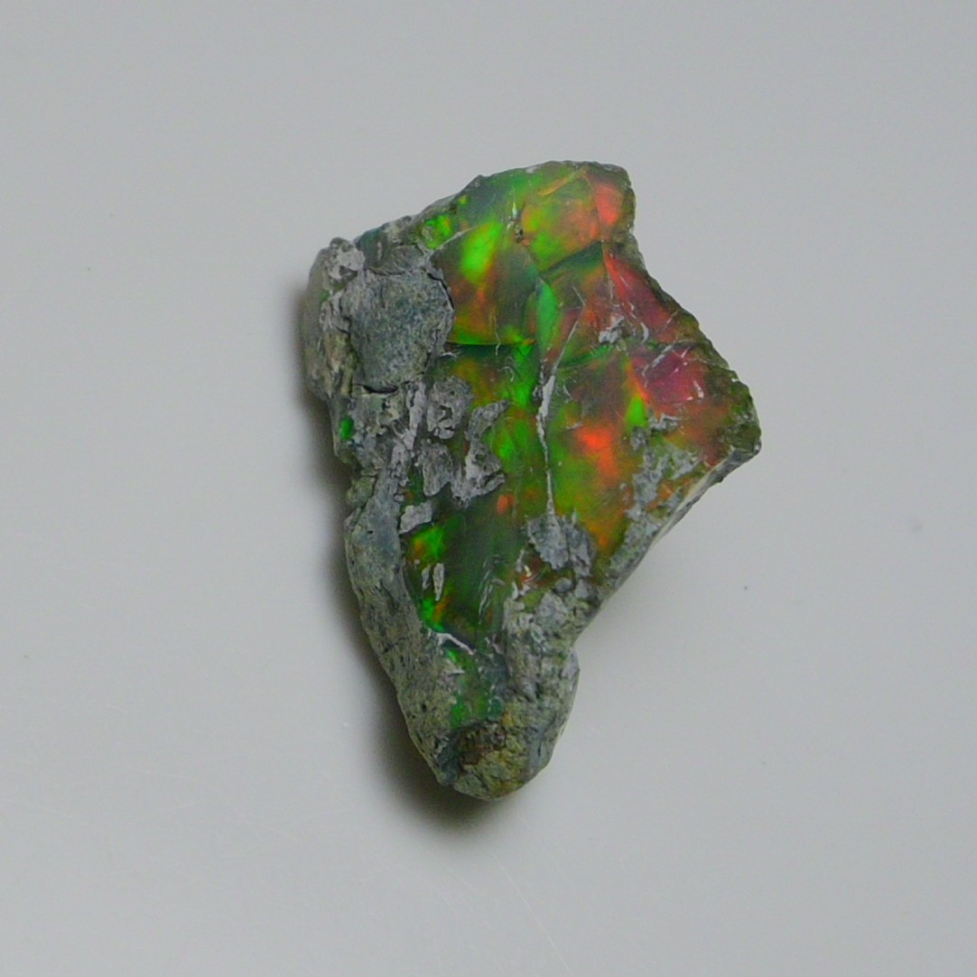 Jewelry Grade Black Opal Rough 11.70 Ct, Natural Ethiopian Opal Raw, Fire Opal