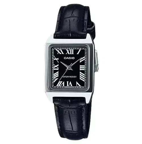 Casio Standard Analog Leather Strap Black Dial Quartz LTP-V007L-1B Women’s Watch