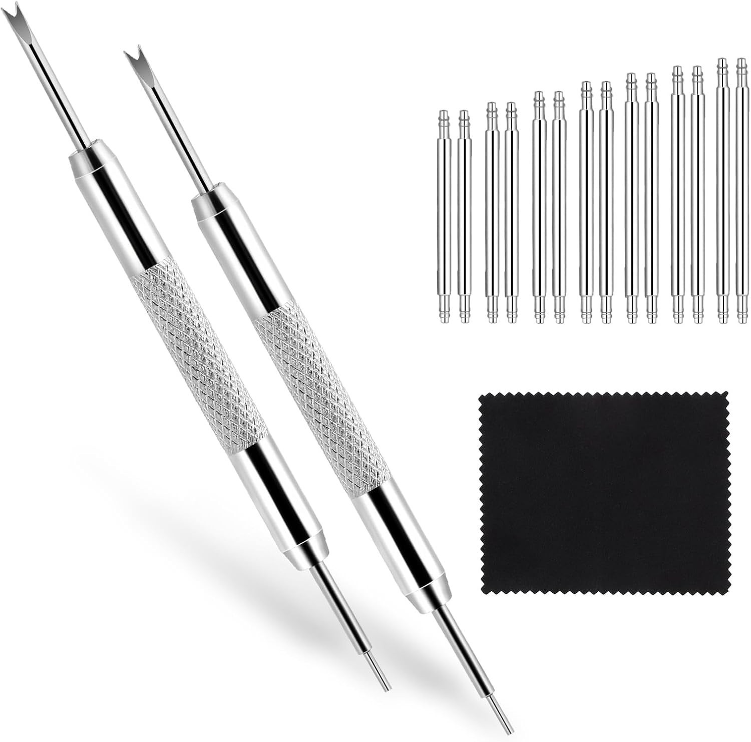 Durable Watch Strap Pins Replacement Set: 14mm to 25mm Length Options Included