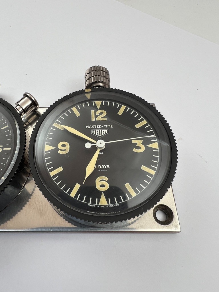 Heuer (Monte-Carlo Master-Time) Rally – Vintage Dashboard Chronograph Watch