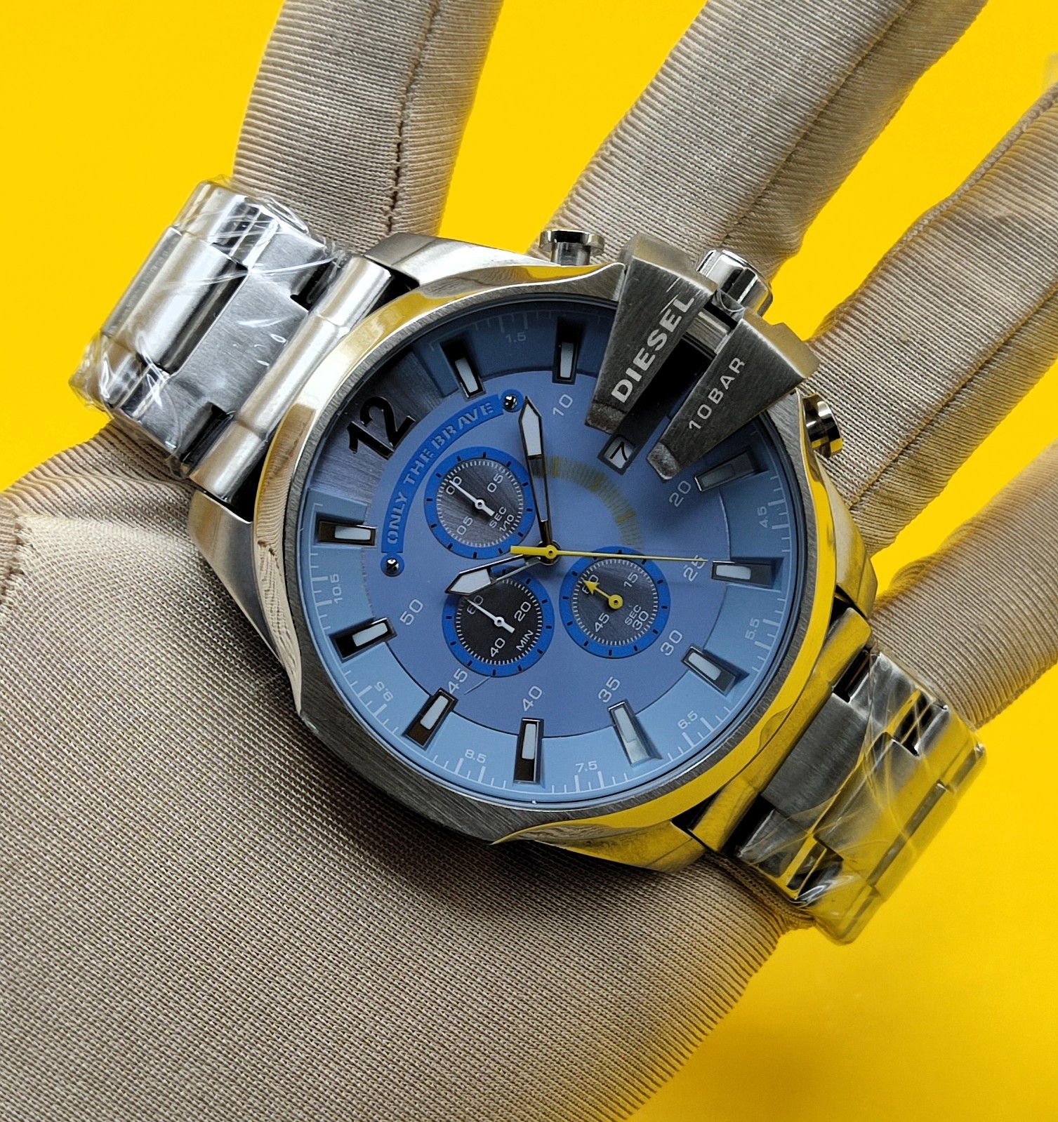 Premium Diesel Only The Brave 10 Bar Blue Dial Refurbished Men’s Wrist Watch