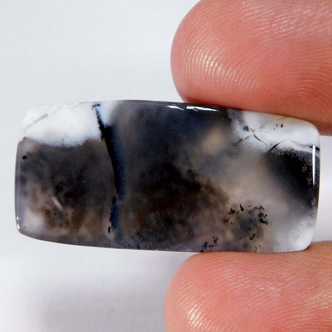 35.20Cts. Natural Amazing Dendritic Opal Cushion Cabochon Reiki Healing Gemstone