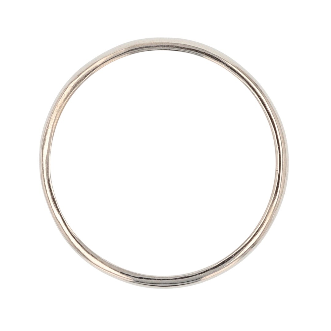 2.2mm Polished Classic Wedding Band Ring 10k White Gold 1.07 Grams Size 4.75