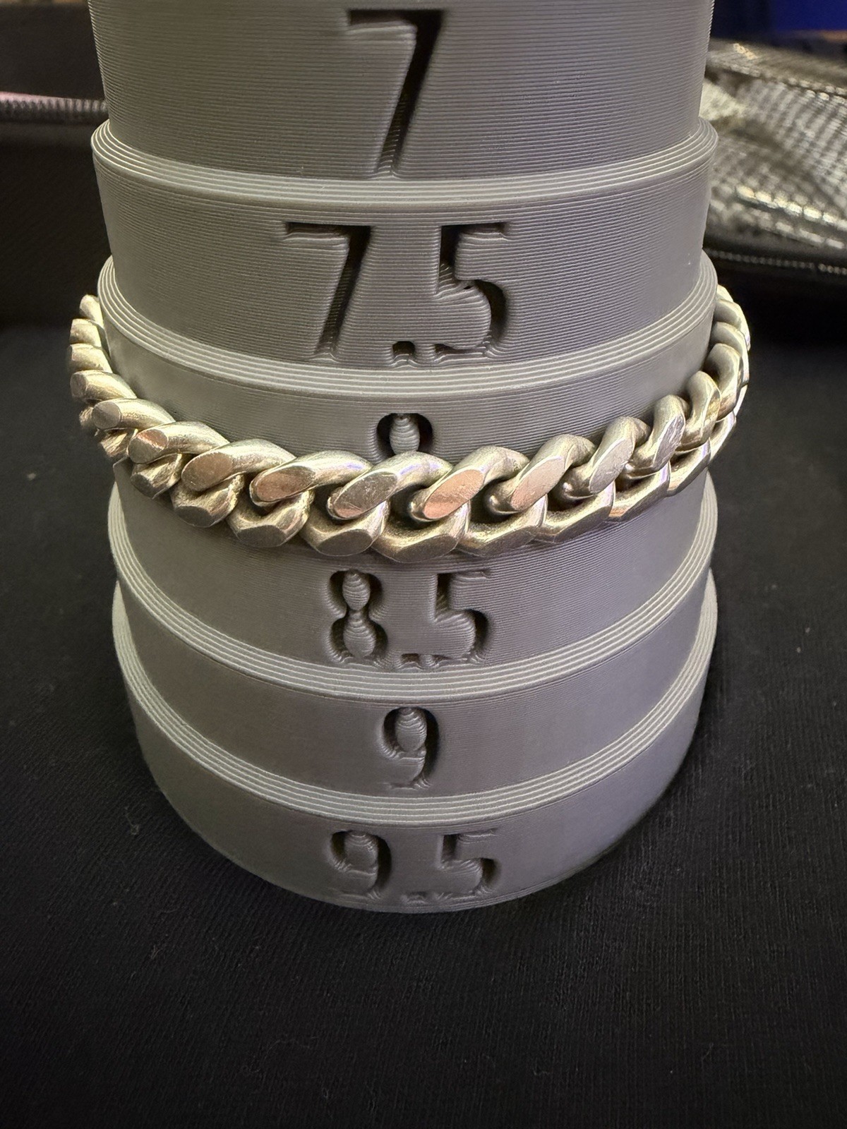 925 Sterling Silver Solid 38.6grams Miami Cuban Link Bracelet 9mm