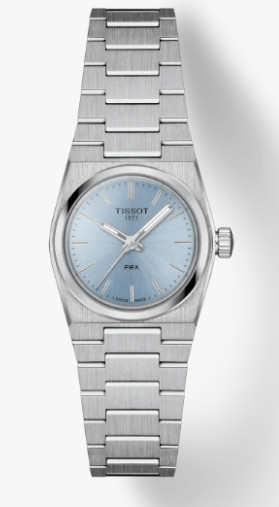 Tissot PRX 25mm Blue Dial and Grey Stainless Steel Men’s Watch T1370101135100