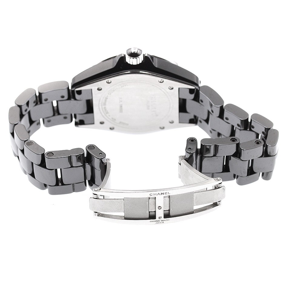 CHANEL J12 H1709 Black ceramic center diamond black Dial Automatic Men’s_930084