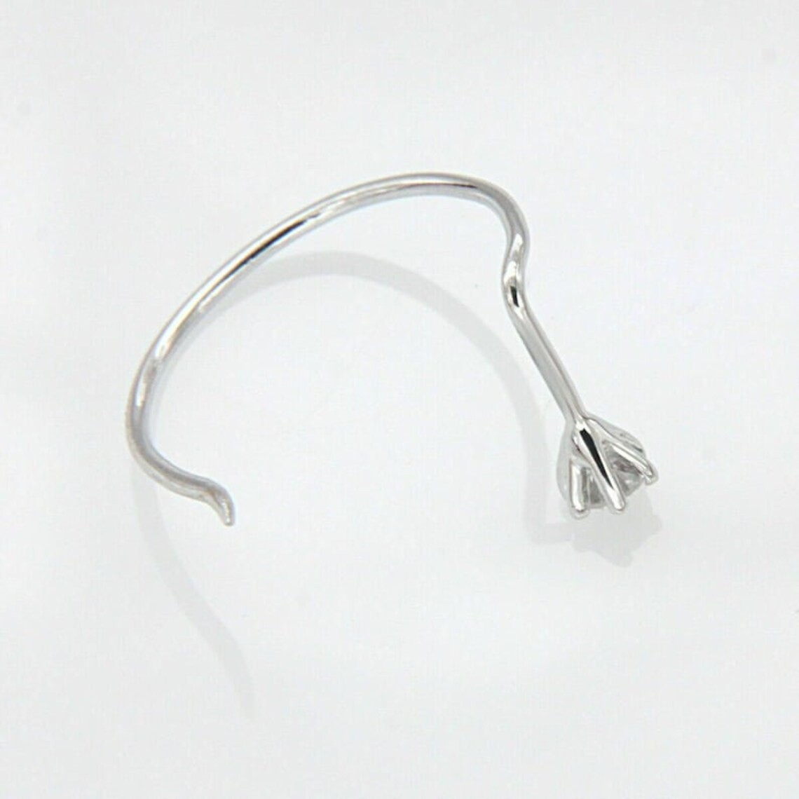 0.05 Ct Diamond Ring in Solid 14K White Gold | Brilliant Cut | Fine Jewelry
