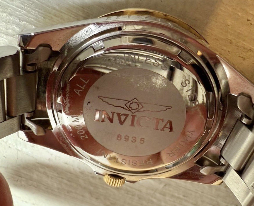 Invicta Men’s Watch Stainless Steel Bracelet, Blue Dial, Quartz Movement