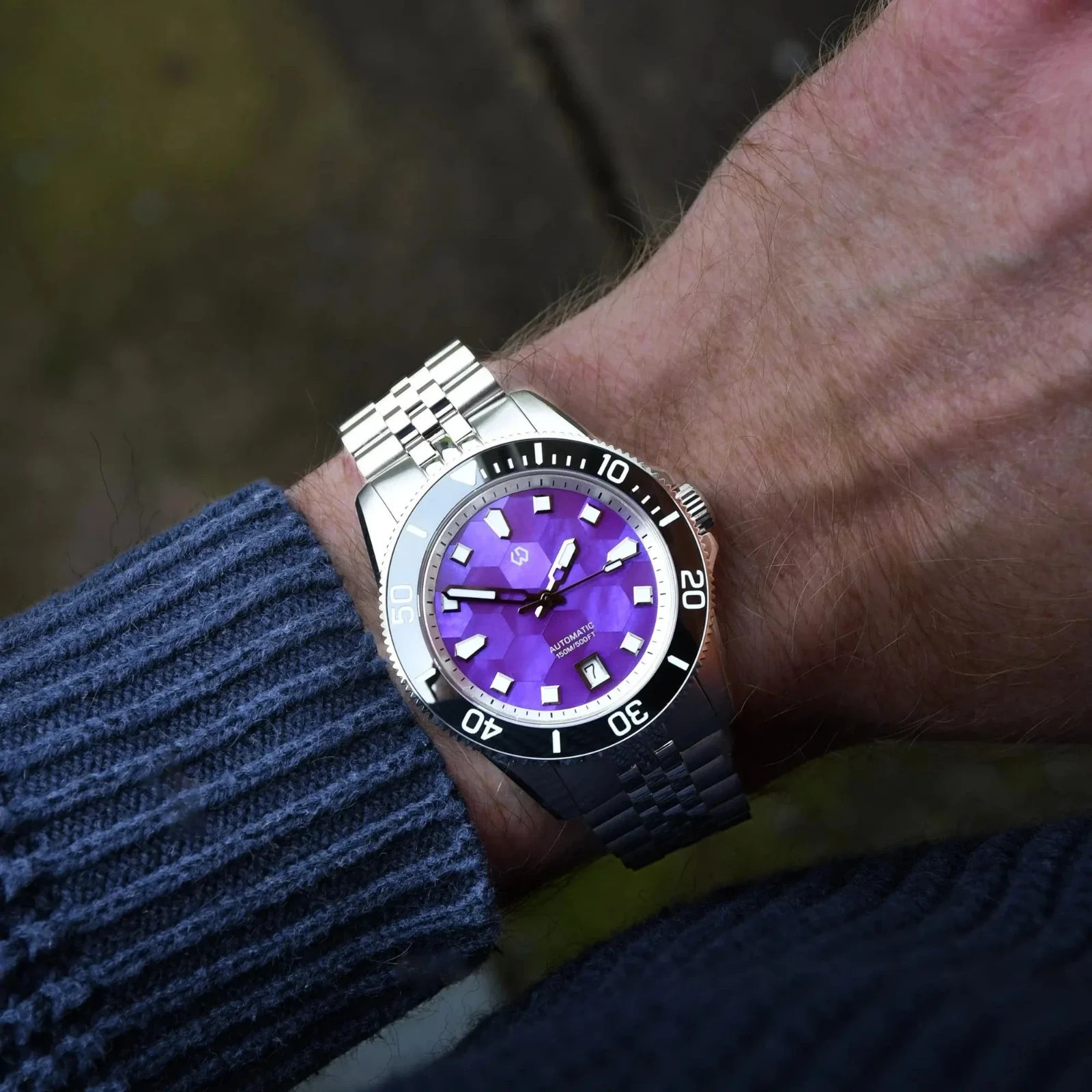 Wishdoit Triton Automatic Diver Ceramic Bezel Miyota 8215 NIB SHIPS FROM USA