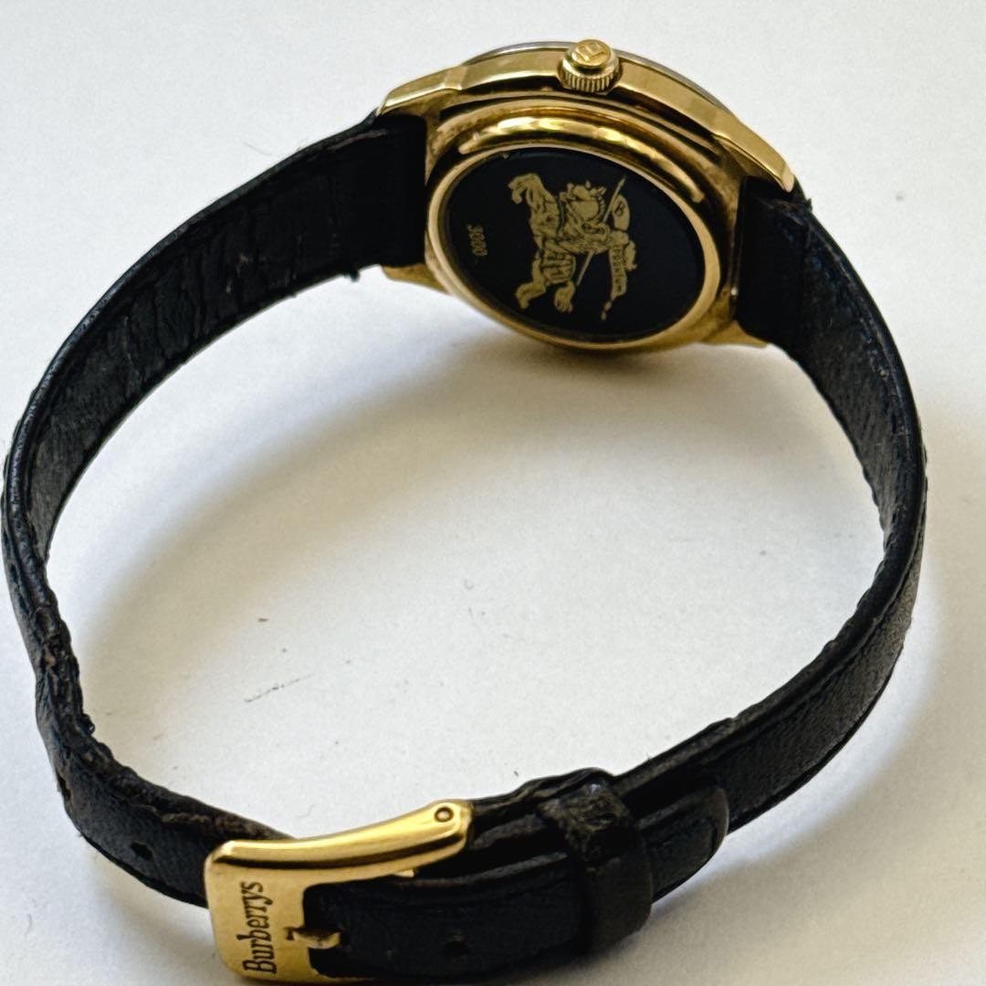 Working Burberry Ladies’ Wristwatch Navy Dial Combination
