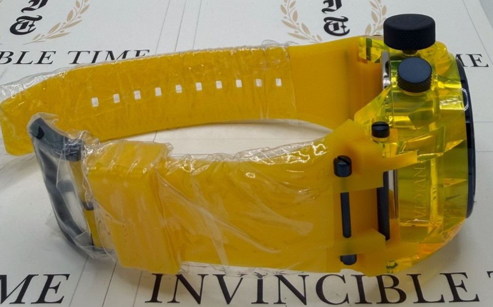 Invicta Bolt Zeus Magnum Men’s Watch – 52mm, Yellow, Dark Blue (39472)