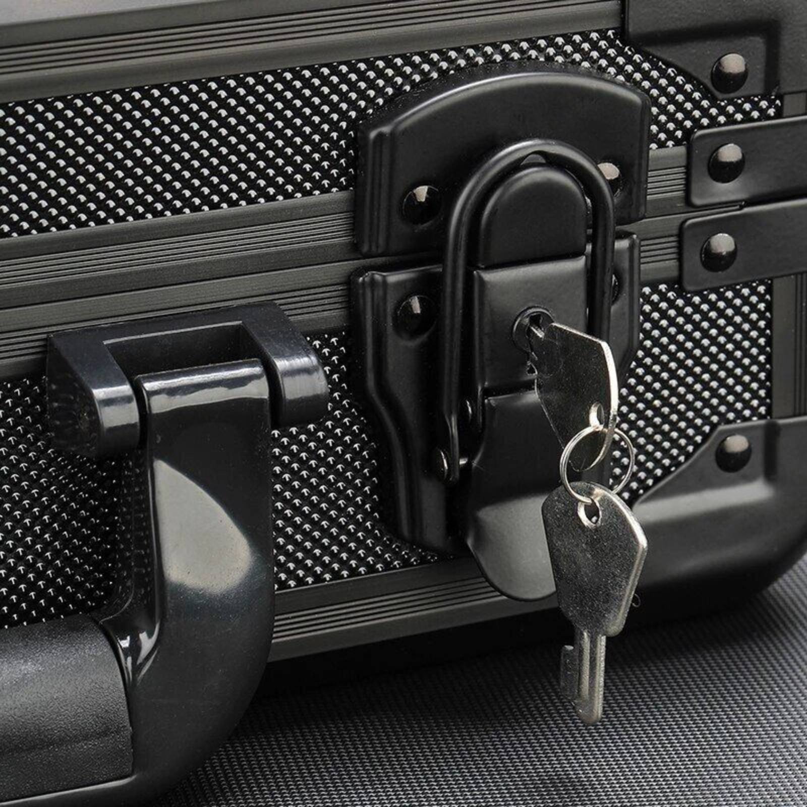 Watch Case for 24/18/10/5/1 Watches Collectors Display Aluminum Black Briefcase