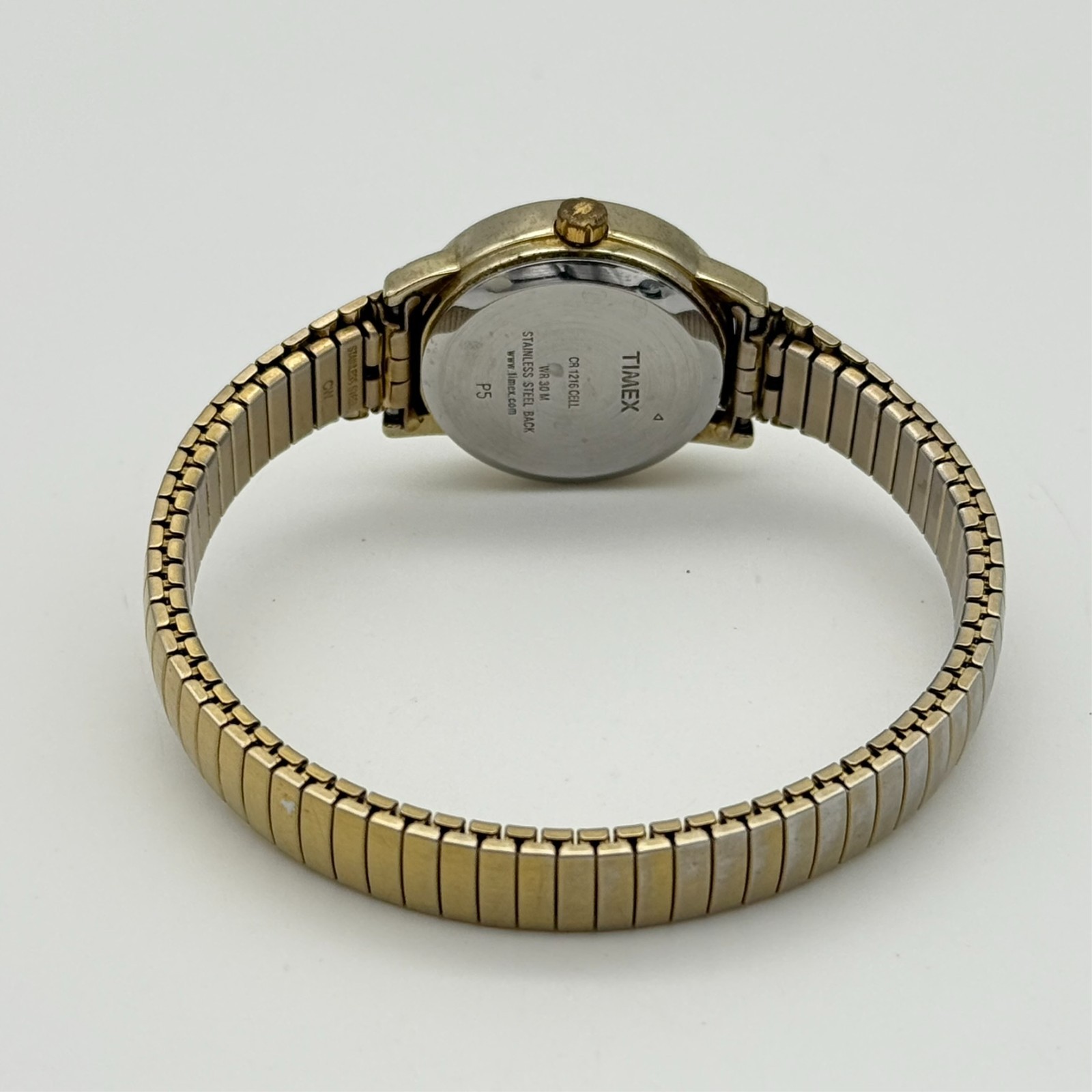 Women’s TIMEX Gold Tone Classic Easy Reader Watch, 25mm, Steel Flex Band T2H341