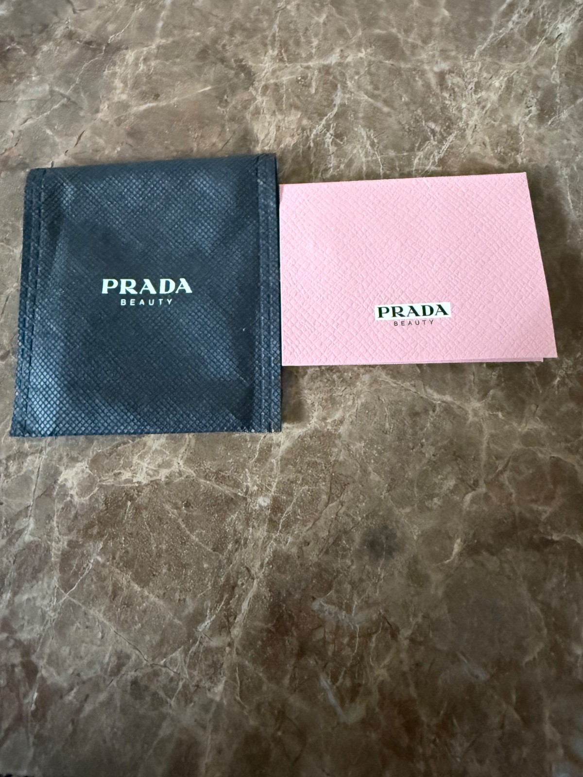 Prada Three Piece Enamel Zipper Pull Bag Charm NWOT
