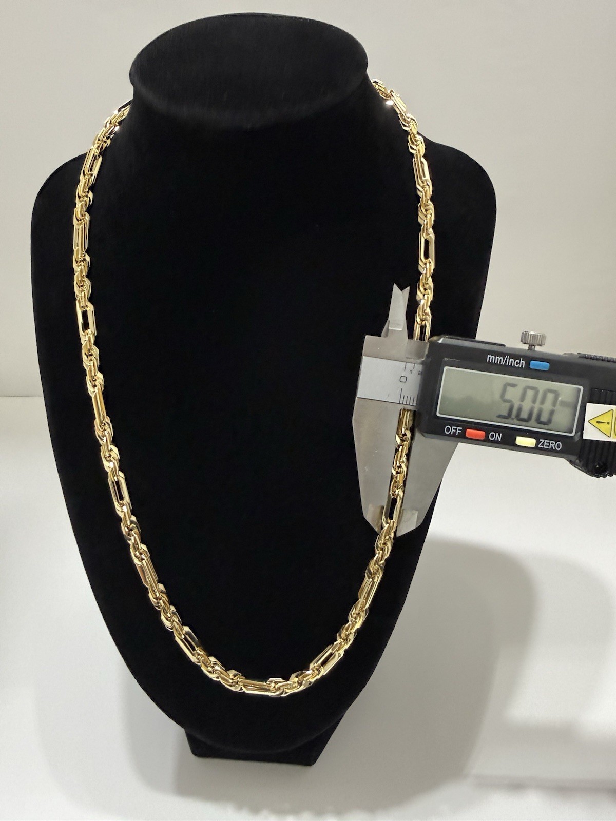 milano chain necklace 14k gold filled 21.5 inch 5mm lobster clasp