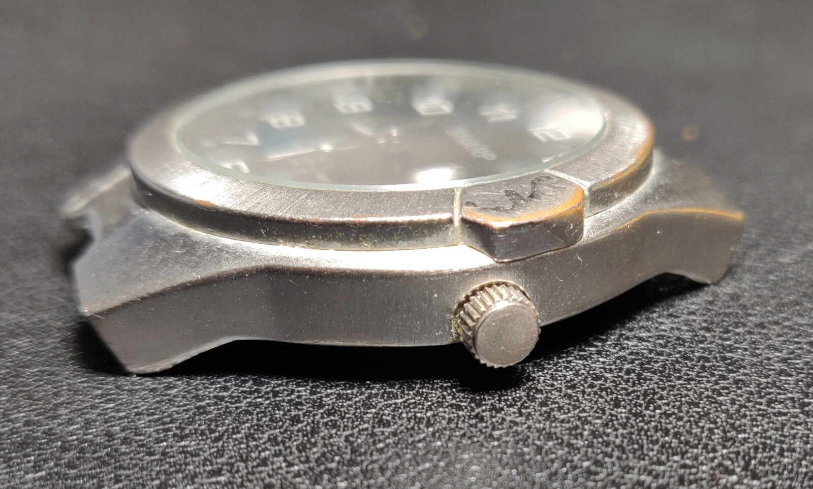 Sharp SHP2099 Silver Tone Seiko Instruments Inc. PC21A Quartz Movement No Band