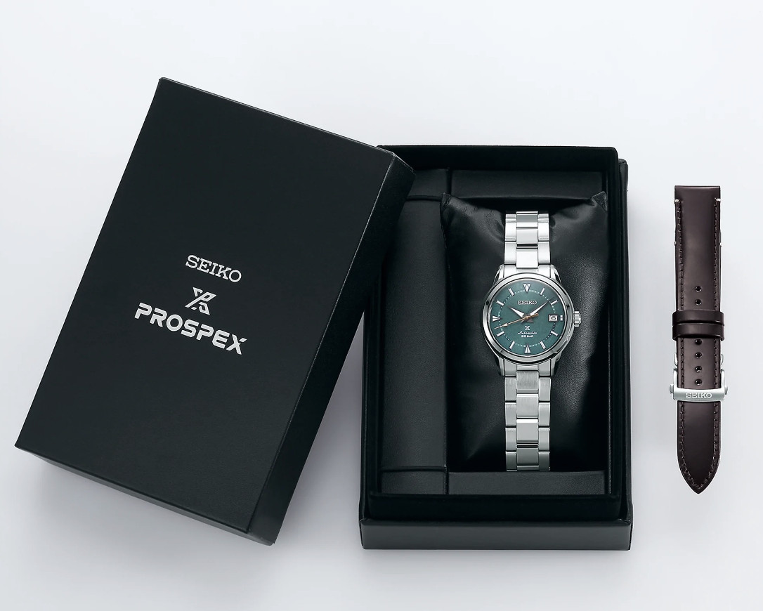 Seiko Prospex Mens Alpinist Mystic Forest Dial Analog Display Wrist Watch SPB289