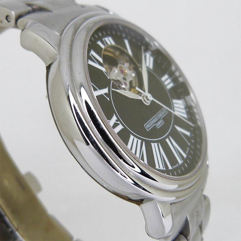 Frederique Constant Classic Heart Beat Watch 38mm SS Black Dial Automatic From J