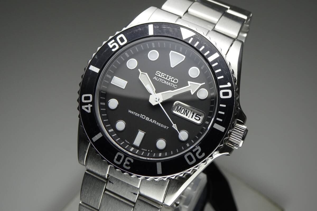 Seiko SKX031 7S26-0040 Black Submariner Automatic Diver Men’s Watch [EXC+5]