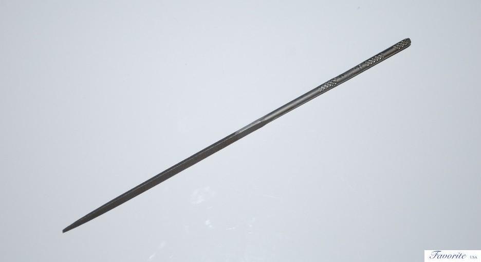 GLARDON VALLORBE SWISS NEEDLE FILE THREE SQUARE-16cm Cut # 00-0-1-2-3-4-6 LA2407