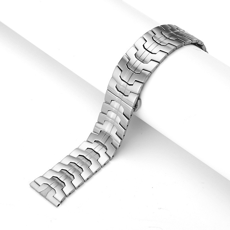 Quality Solid Stainless Steel Watch Strap Men’s Fashion Metal Bracelet 20mm 22mm