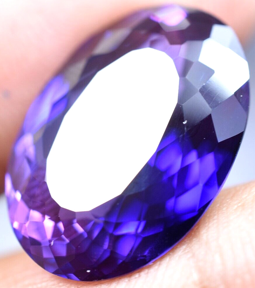 Natural 19.30 Ct Boysenberry Sapphire GGL Certified fabulous Loose Gemstone