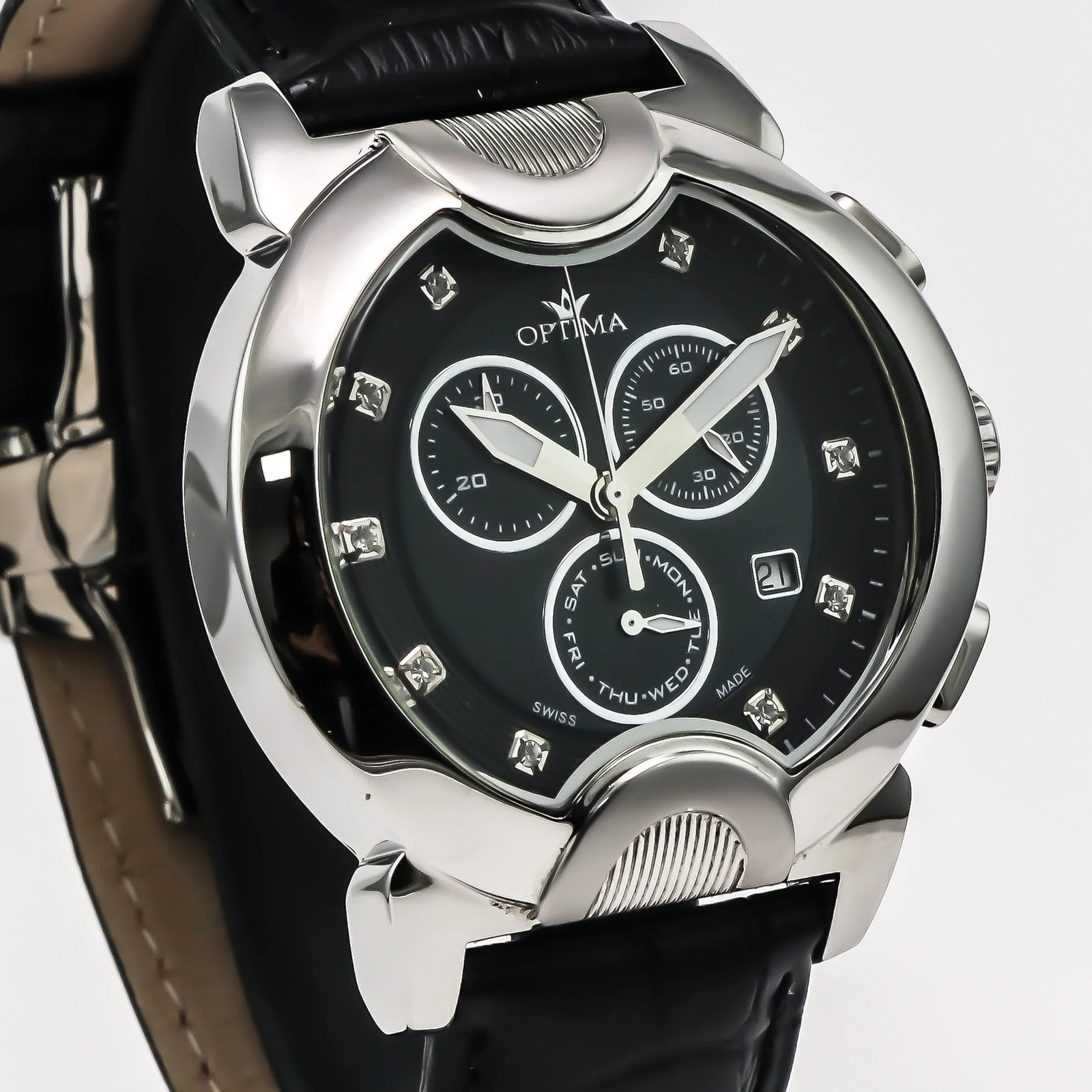 Optima – Swiss chronograph – OSC233-SL-8 Chronograph Swiss Ronda Quartz 45.9 mm