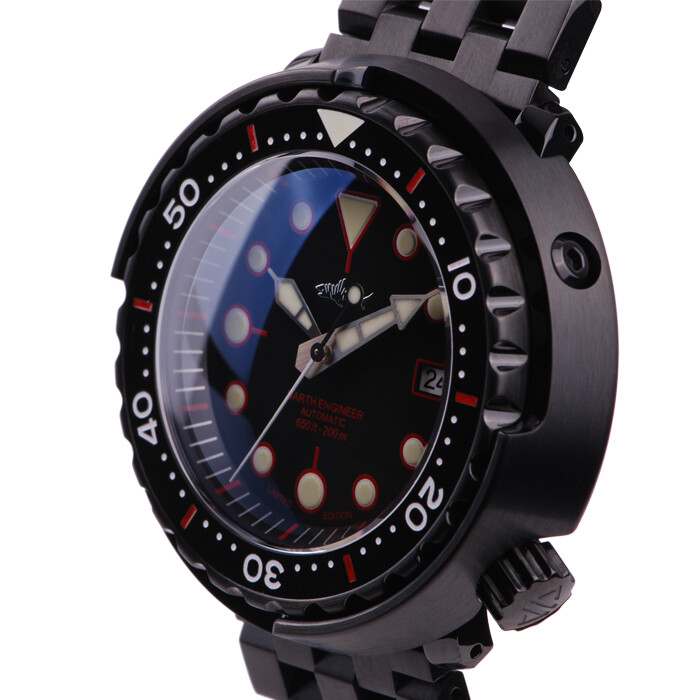 Heimdallr Sharkey Tuna PVD Darth Engineer 200M Diver NH35A Automatic Watch 47mm